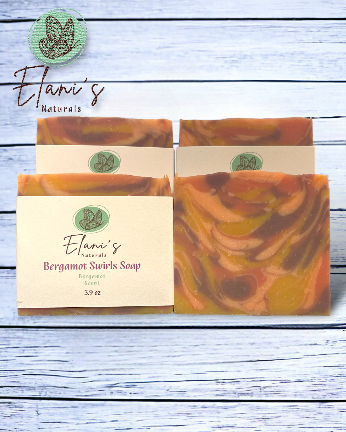 Bergamot Swirls Soap Bar