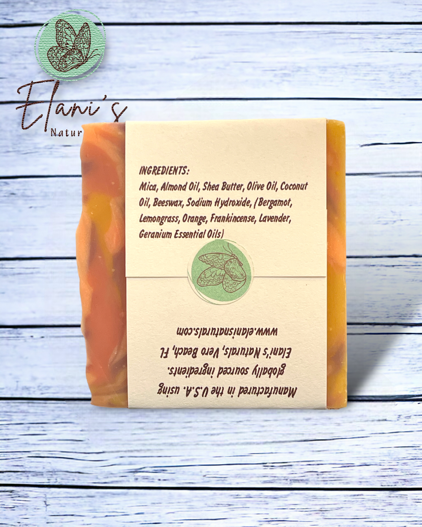 Bergamot Swirls Soap Bar