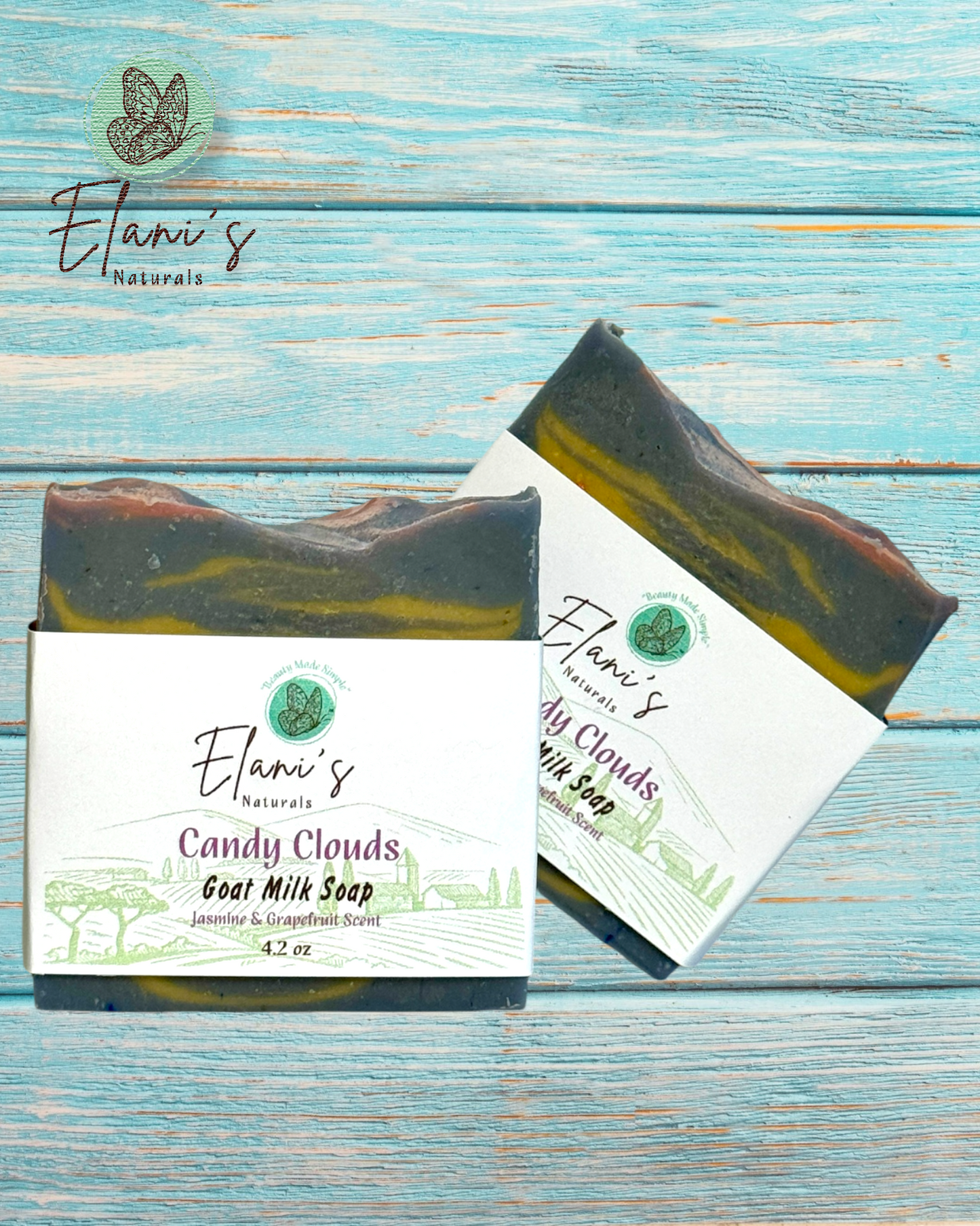 Candy Clouds Goat Milk Soap Bar