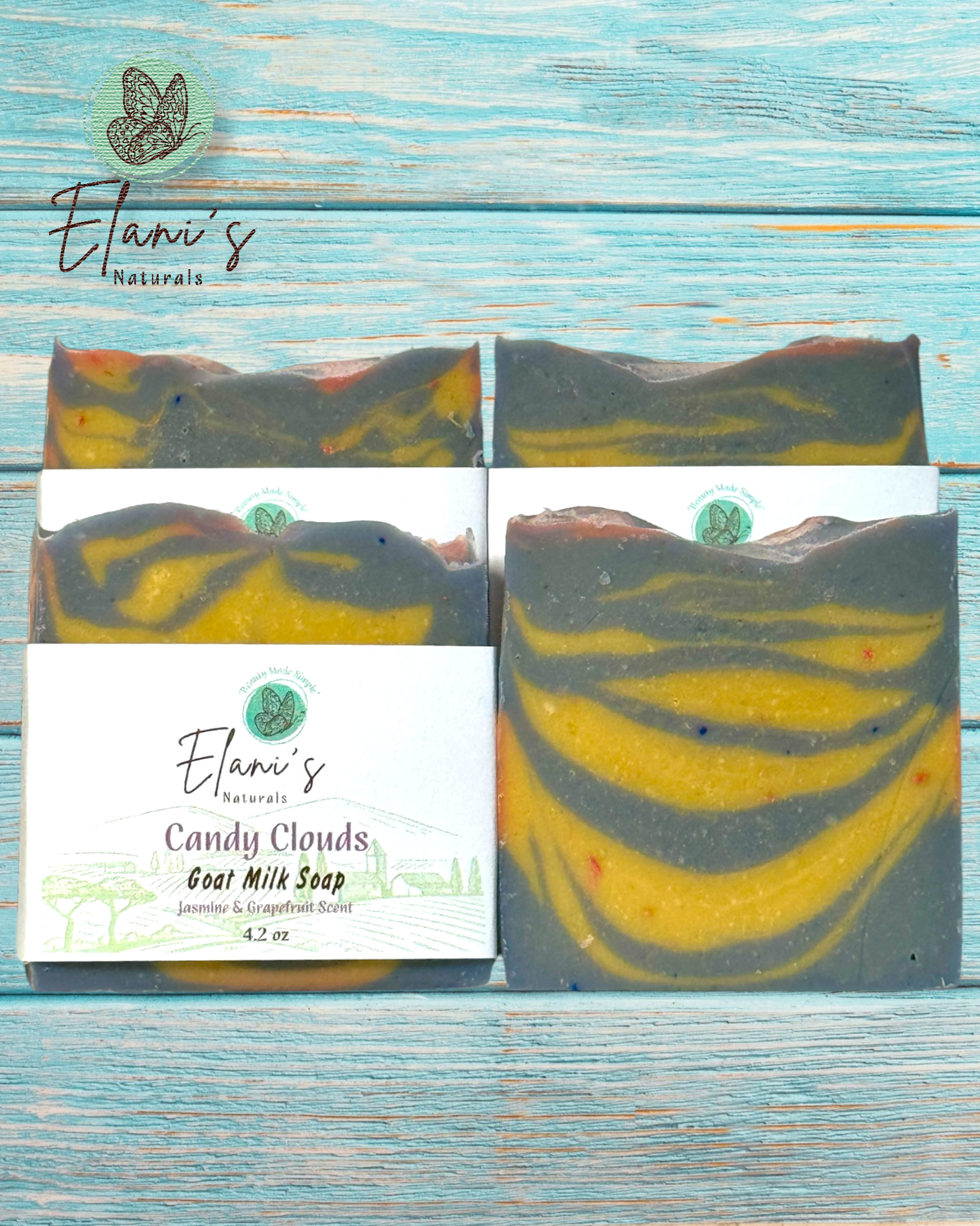 Candy Clouds Goat Milk Soap Bar