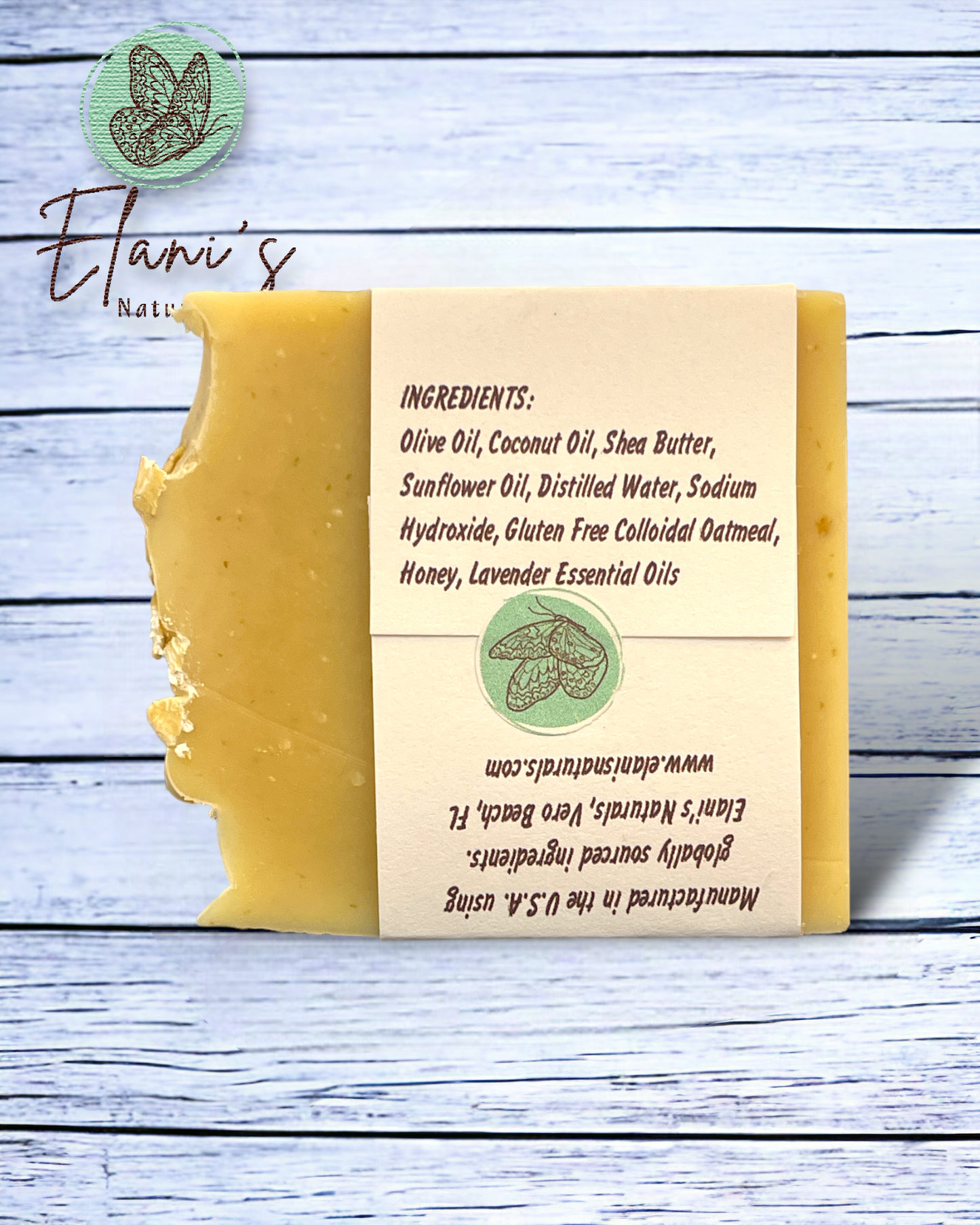 Oatmeal and Honey Soap Bar (Lavender Scent)