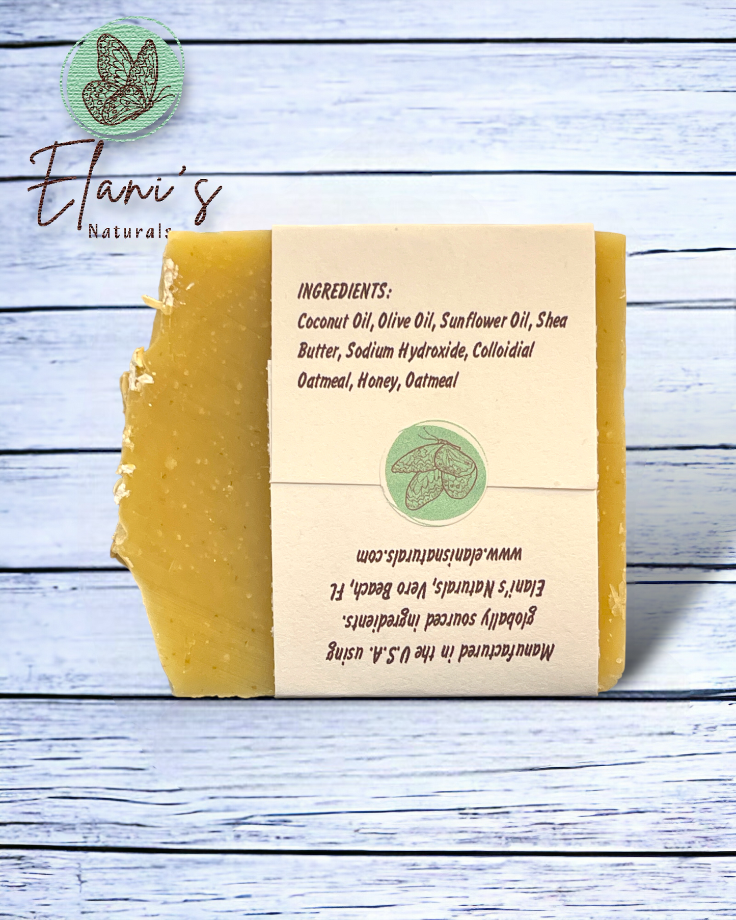 Oatmeal & Honey Soap Bar (Unscented)
