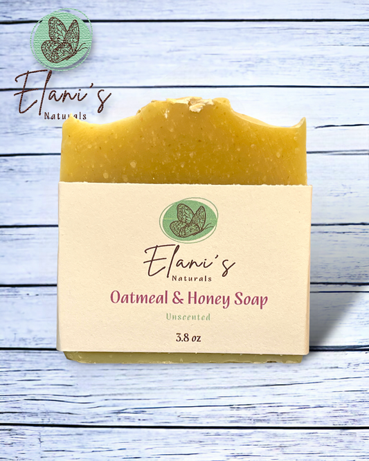 Oatmeal & Honey Soap Bar (Unscented)