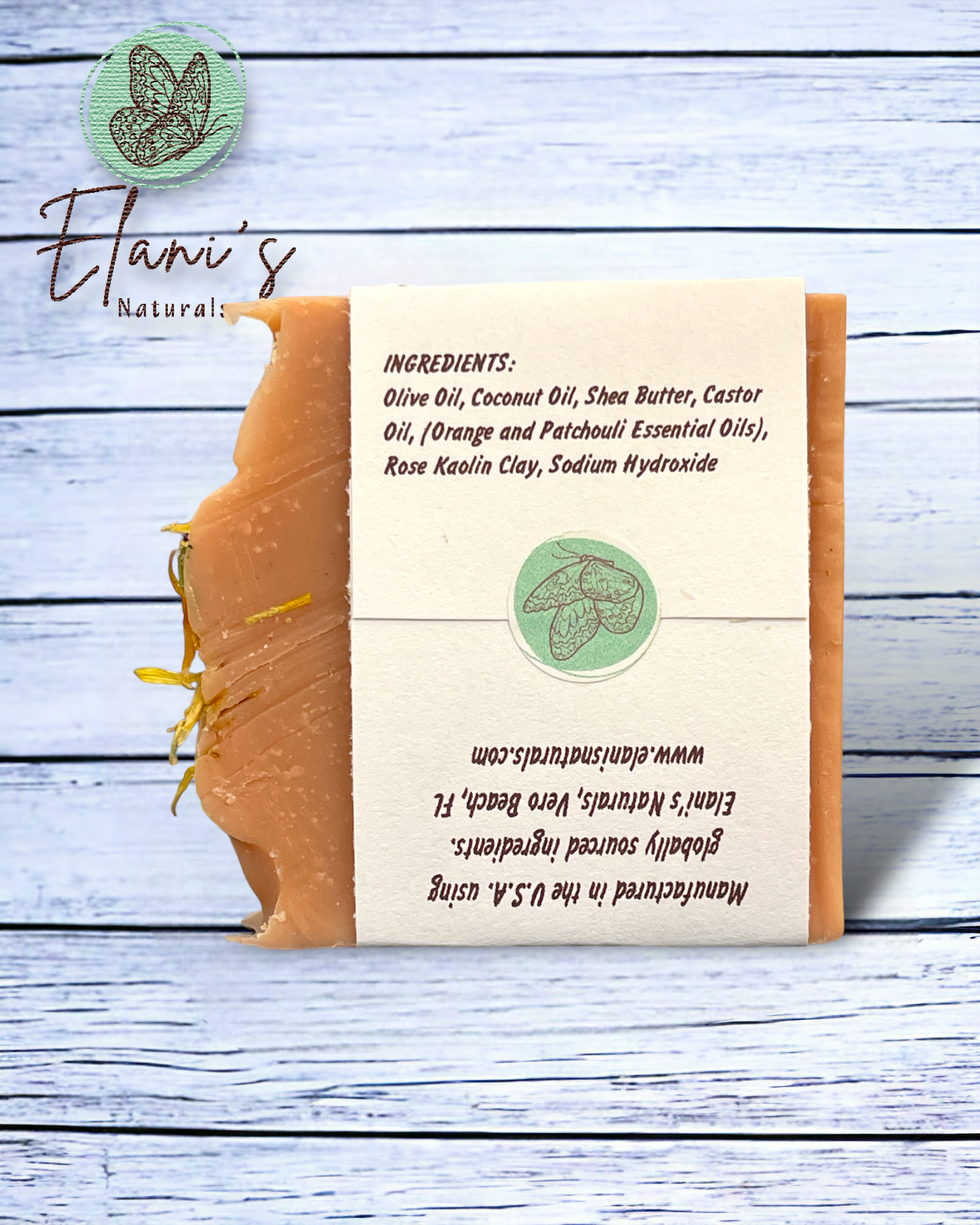 Orange Patchouli Soap Bar