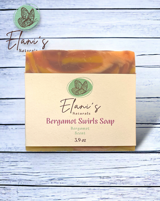 Bergamot Swirls Soap Bar