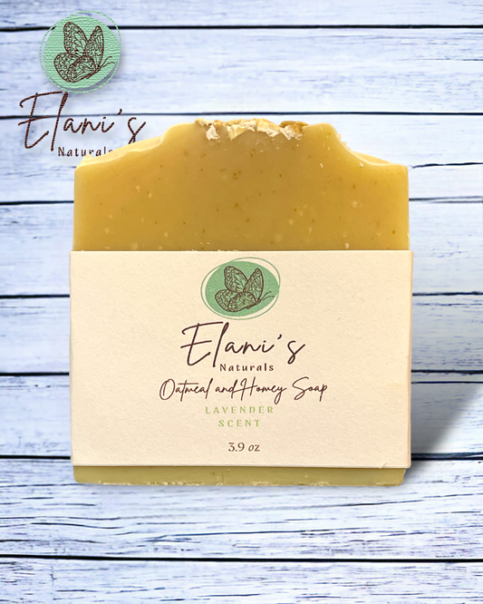 Oatmeal and Honey Soap Bar (Lavender Scent)