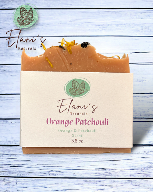 Orange Patchouli Soap Bar