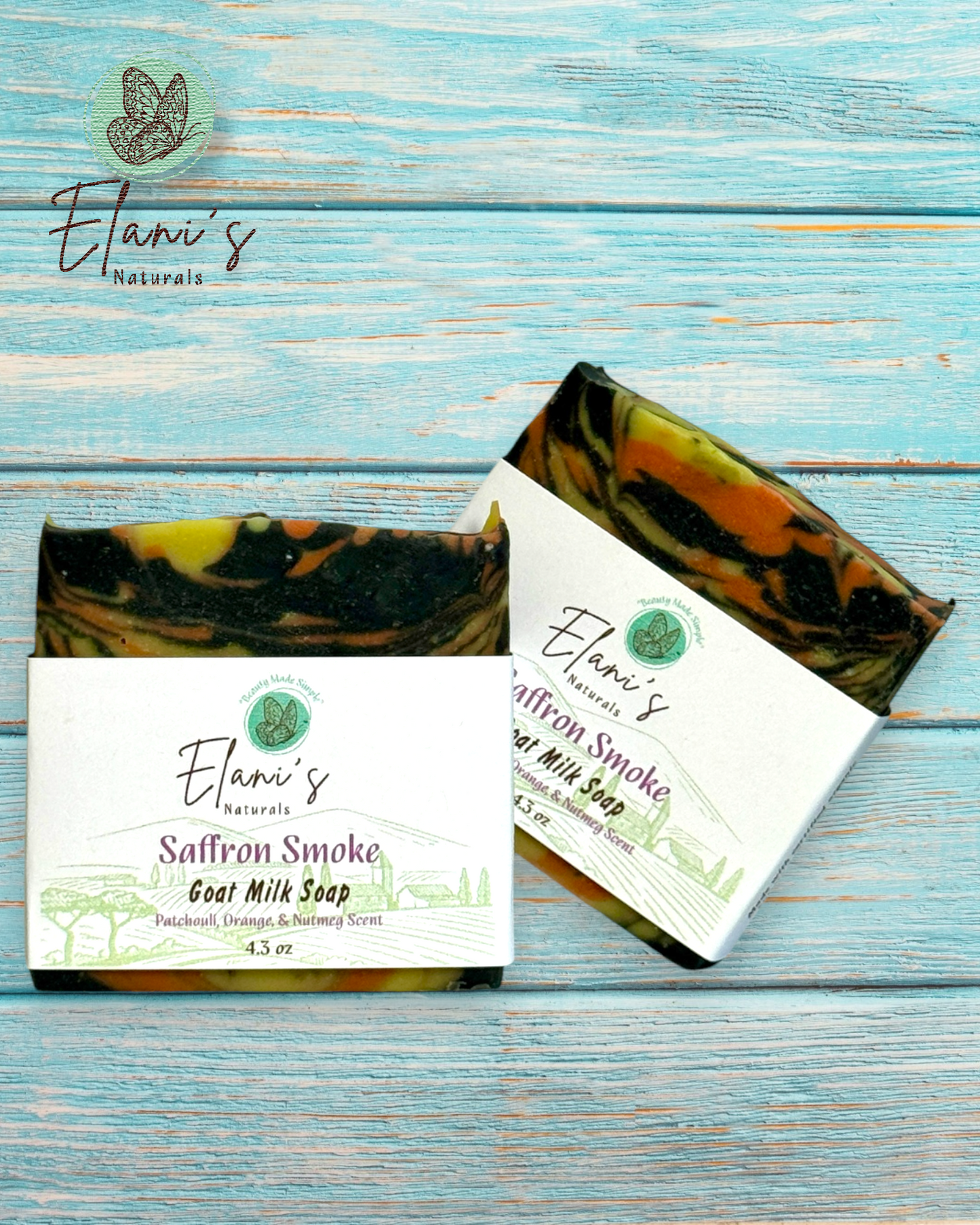 Saffron Smoke Goat Milk Soap Bar