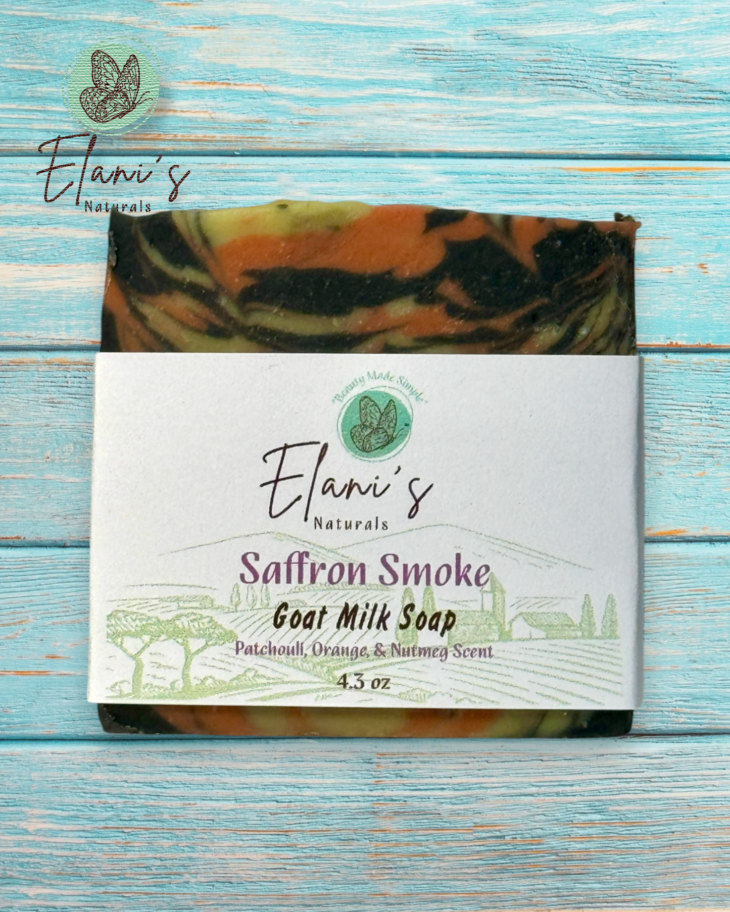 Saffron Smoke Goat Milk Soap Bar